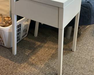 Nightstand or Side Table with Drawer (14” x 14.5” x 22”)