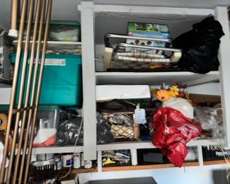 Lots of treasures in the garage