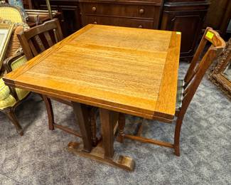 Oak English Draw-leaf Pub Table