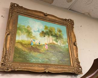 Oil on Canvas by Birmingham Artist Mildred Wyatt