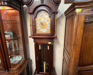 Ridgeway Grandfather Clock w/ Moon Dial