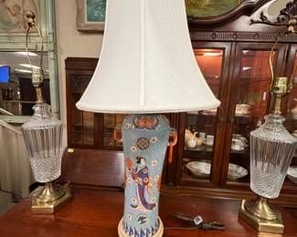 Large Chinoiserie Lamp