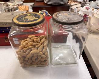 Antique Peanut Jars