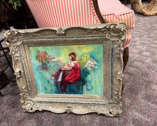 Oil on Canvas Signed M. Cost