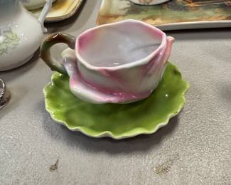 Royal Bayreuth Flower cup and saucer