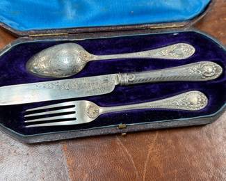 Sterling Silver Christening Set