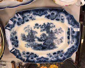 Large Flow Blue Platter