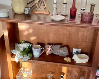 Glass vases and jars ext.