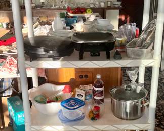 Pots and panda, crockpot, kitchen