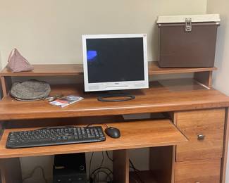 Computer and desk