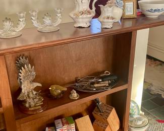 Vintage pitchers, figurines ext.