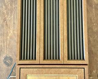 Vintage Mid-Century Intercom Speaker Panel