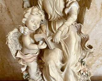 Angel & Cherub Teaching Statue (there's a few of them!)