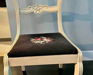 Antique Needlepoint Chair