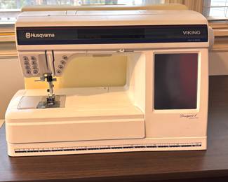 Husqvarna Viking Embroidery Machine with hoops, Works Great