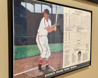 SOLD Stan the Man! Signed print. 