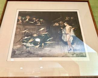 ($200 each- Gaston Hoffmann print- 2 available- 26.5 x 24)