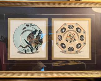 ($250 limited addition Dan mitra with hand colored etching 18 x 28)