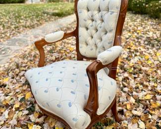 $200 - Victorian Tufted Arm Chair  