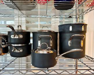 ($10 each Calphalon assorted pots and pans)