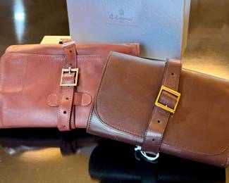 ($260 each- Lorenzo Milano lamb skin jewelry case -2 available 6-8” W x 5”H