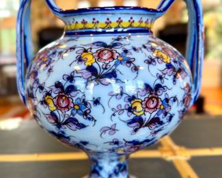 Unique statement piece ($200 vintage, hand painted, Portuguese pottery 12”)