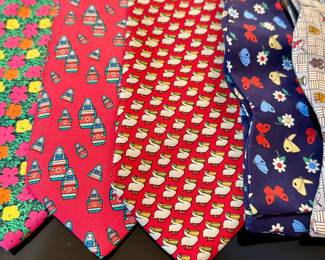 High-end designer neckties and bow ties. Shop these in person.