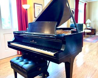 Call to inquire for pricing of this gorgeous Steinway and Sons Baby Grand! Excellent condition!! Ebonized Model B 379228 S1399, B 127-8115-3572-9600 - 6’11” long x 4’10” wide
