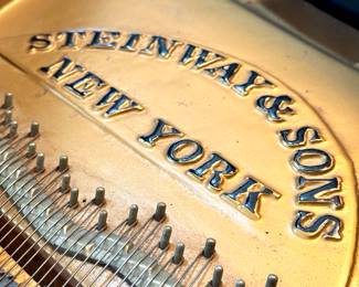 Call to inquire for pricing of this gorgeous Steinway and Sons Baby Grand! Excellent condition!! Ebonized Model B 379228 S1399, B 127-8115-3572-9600 - 6’11” long x 4’10” wide