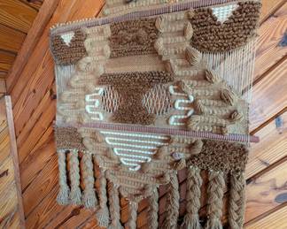 Hanging wall-art macrame 
