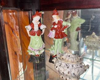 vintage L&M porcelain couple