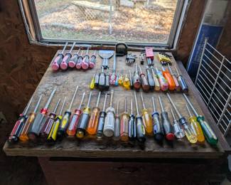 screwdrivers galore!