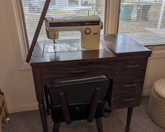 Vintage sewing table 