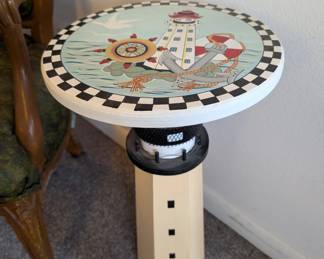 cute lighthouse side-table 