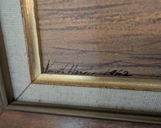 Signed - Kenneth Harris 1962