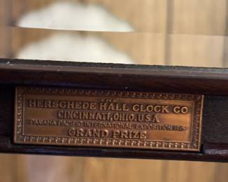 Herschede Hall Clock Co. - Panama Pacific International Exposition 1915 (certified paperwork available) 