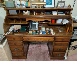 vintage roll-top desk