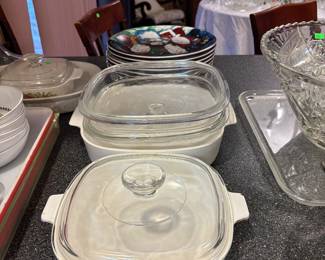 vintage Corning, Pyrex, Corelle 