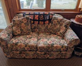 floral couch