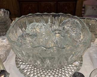 crystal punch bowls 