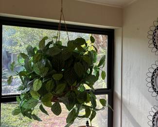 faux plant - plant hanger
