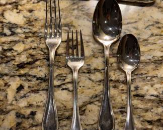 "Malmaison" flatware by CHRISTOFLE