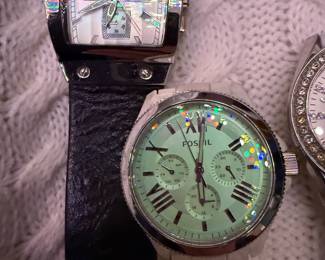Vintage Crotron, Fossil and Premier Watches