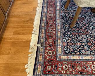 HEREKE Signed Hand Knotted Turkish Area Rug