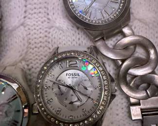 Vintage Crotron, Fossil and Premier Watches