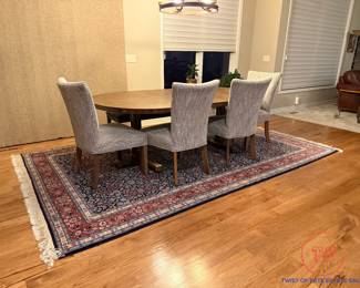 HEREKE Signed Hand Knotted Turkish Area Rug