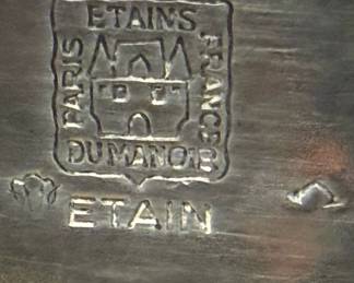 MCM Etain Pewter Coffee/Tea Serving Set with Tray