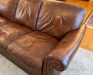 FLEXSTEEL Leather Sofa