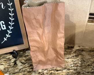 ROSENTHAL 1970's Paper bag vase by Tapio Wirkkala