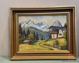 Original Oil on Panel by OKRENO (Otto Krenak Novak)